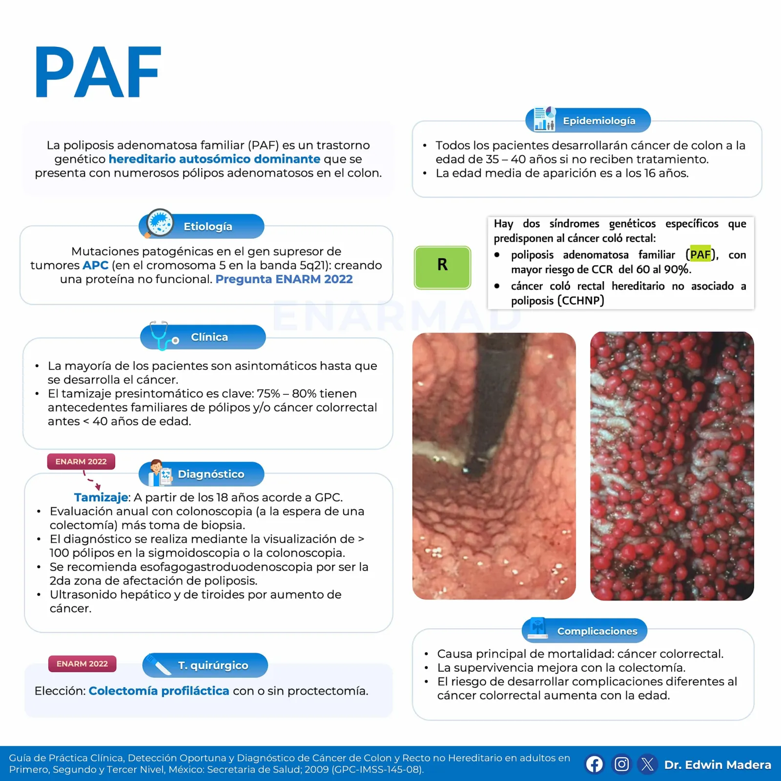 Poliposis adematosa familiar PAF