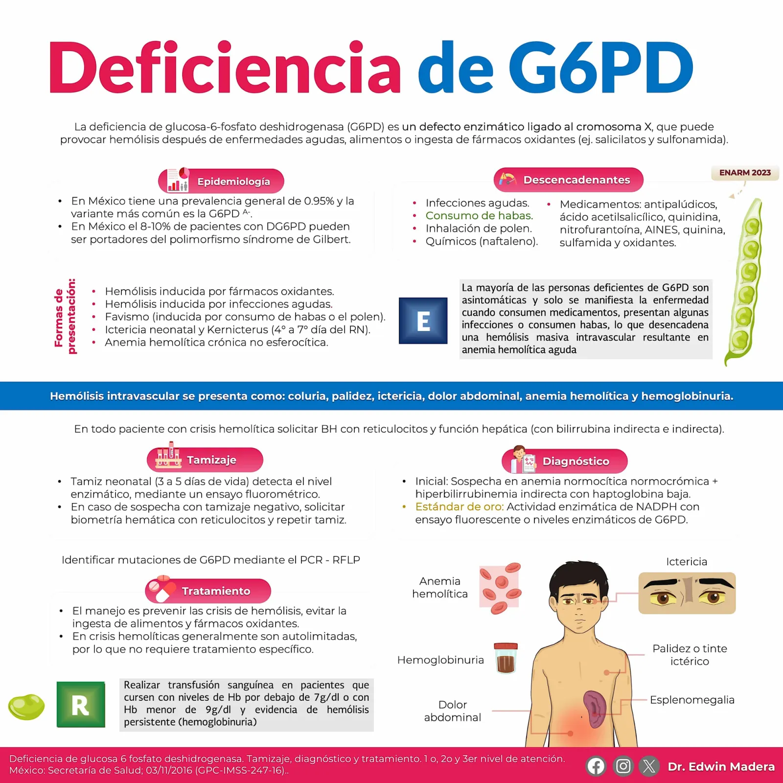 Anemia por deficiencia de G6PD